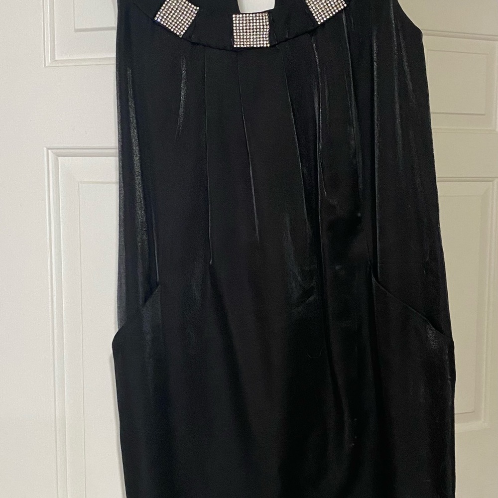Lilly Pulitzer Black Party Dress with Rhinestone